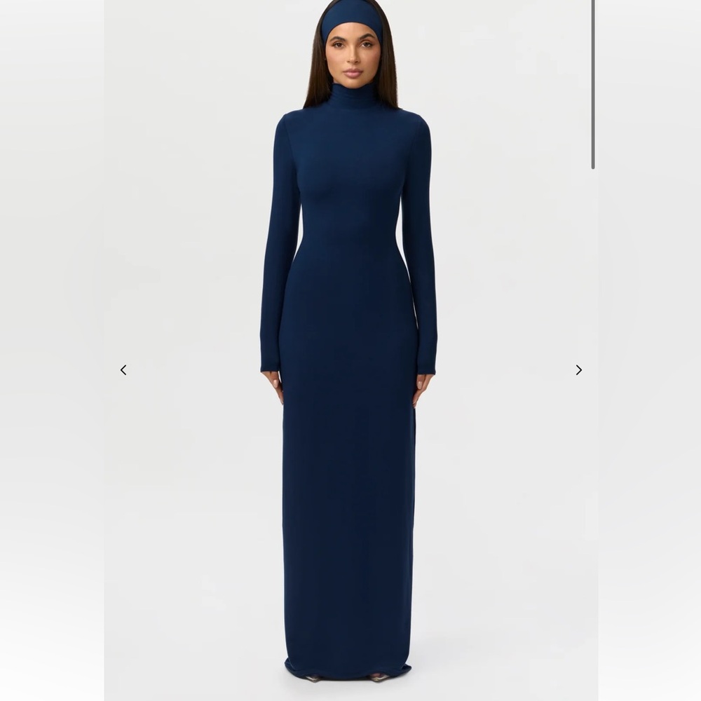 Naked wardrobe Butter Turtleneck dress
